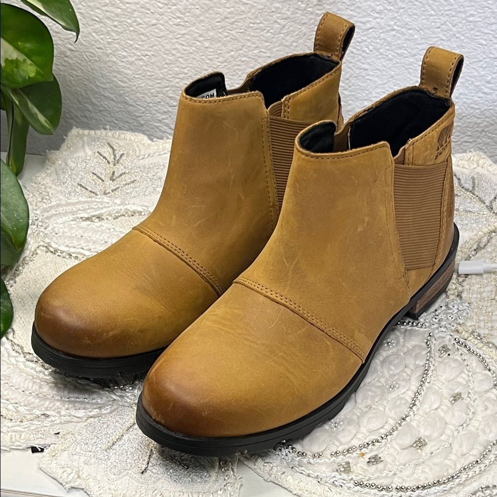 🎉HP🎉 Sorel Brown Leather Ankle Booties (Size 7) - Picture 15 of 16